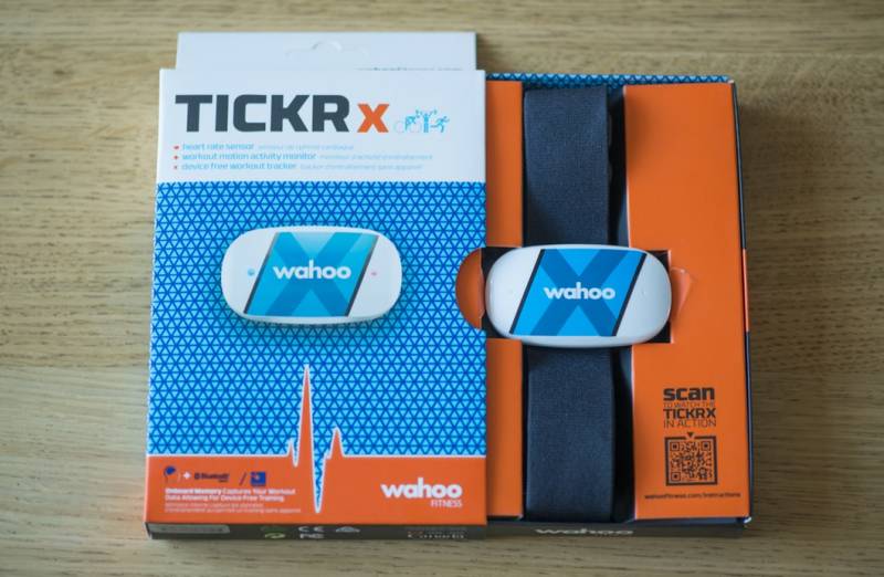 The Wahoo Fitness Tickr X is a chest-worn heart rate monitor and fitness tracker 