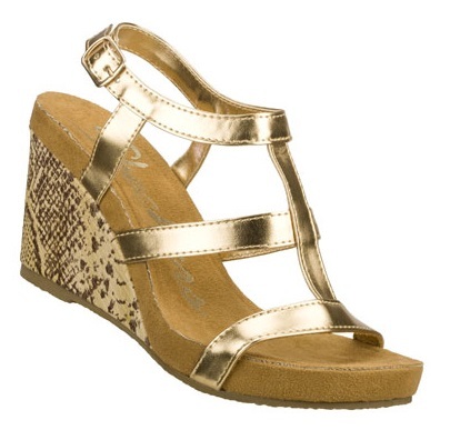 Skechers Wedges Modiste Venom Gold