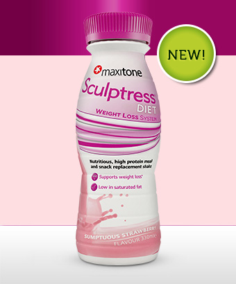 Maxitone Sculptress Diet Protein Shake and bar